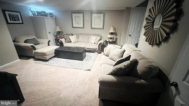 5716 Willowton Ave, Baltimore, MD 21239 - carpeted living area featuring baseboards