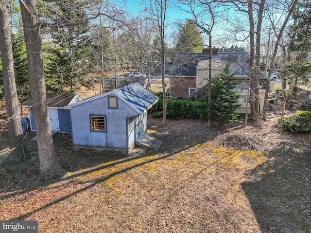 view of outbuilding with an outdoor structure