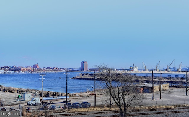 water view featuring a view of city