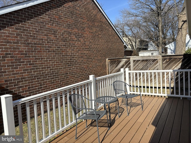 view of deck