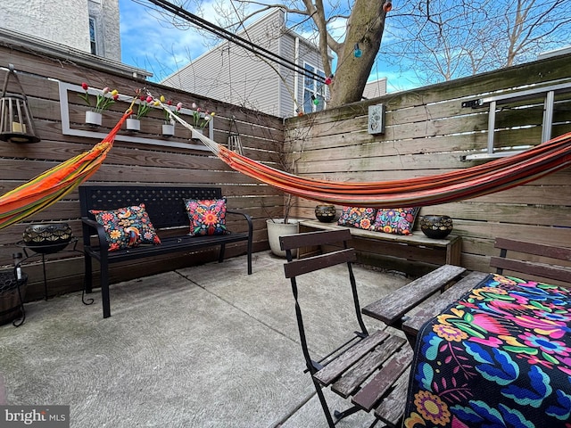 view of patio
