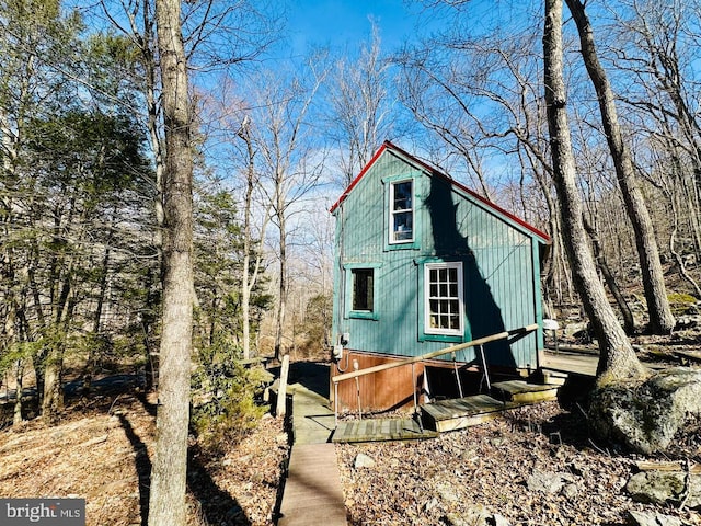 view of home's exterior