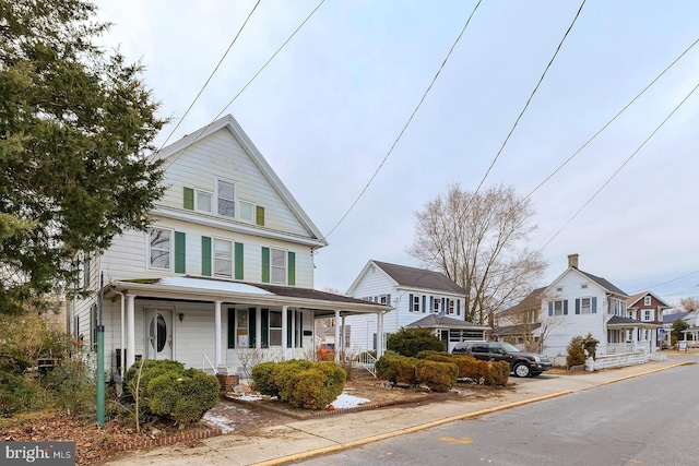 view of front of house with a porch