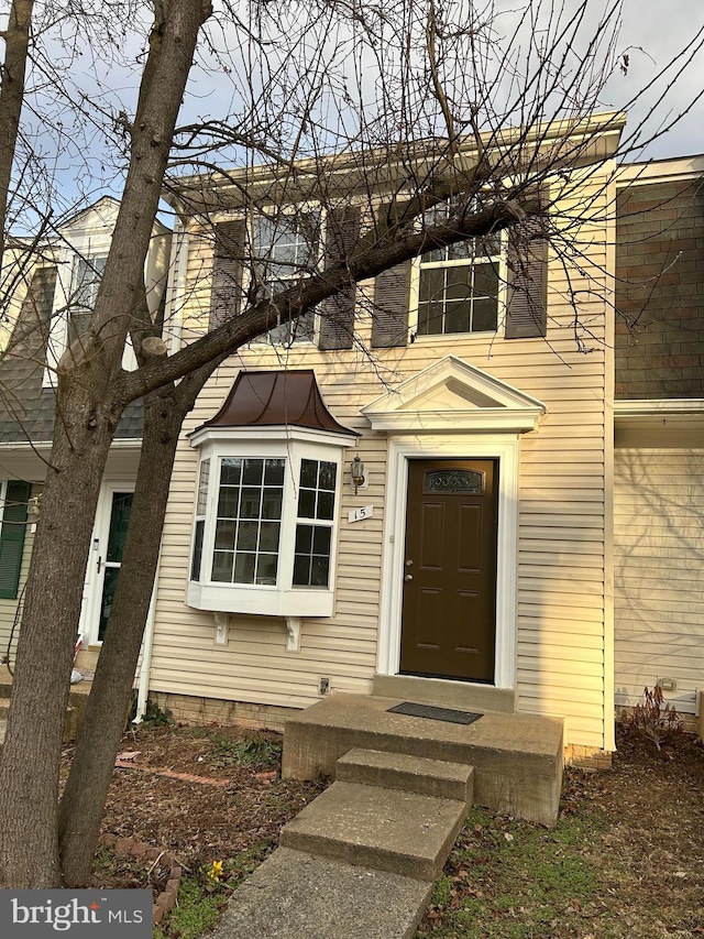 view of front of home