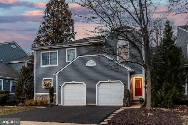 view of front of house featuring driveway