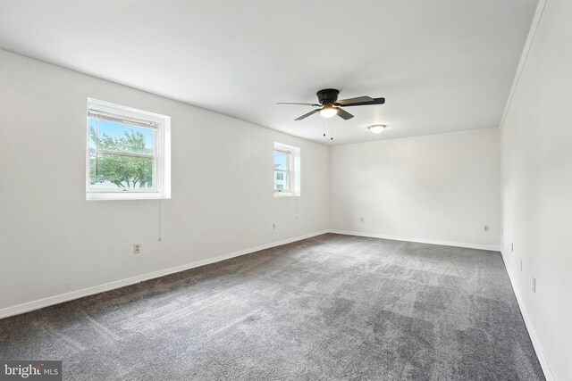 6254 Goulding Ct, Bealeton, VA 22712 - carpeted empty room with a ceiling fan and baseboards