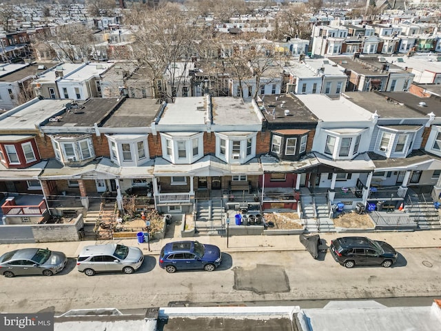 bird's eye view featuring a residential view