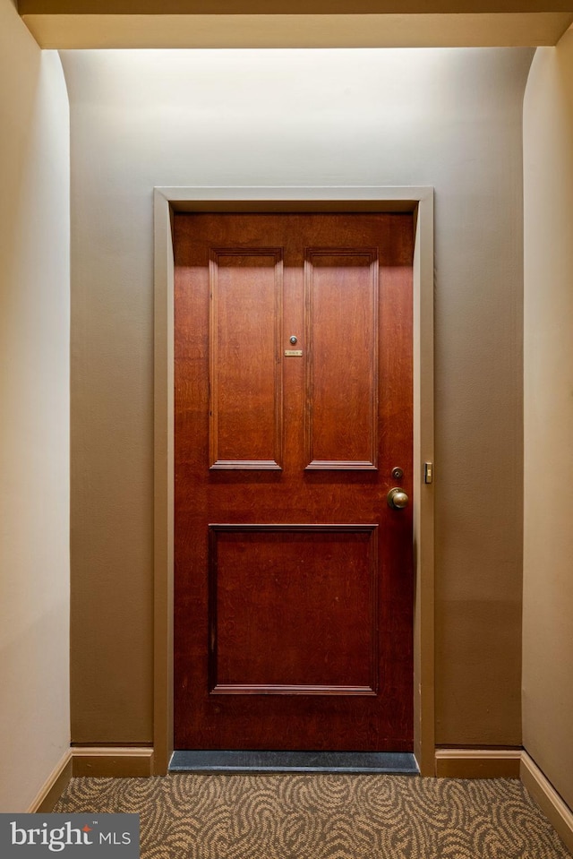 interior details with baseboards