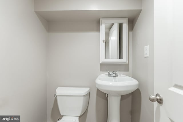 half bath with toilet