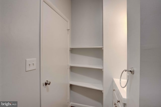 view of closet