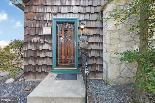 view of entrance to property