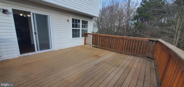 view of deck