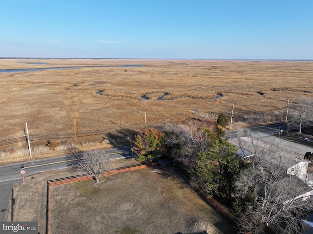 drone / aerial view featuring a rural view