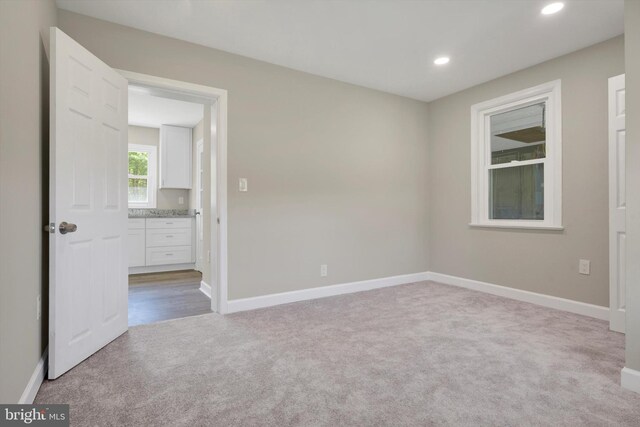 3523 Level Rd, Churchville, MD 21028 - carpeted empty room with baseboards and recessed lighting