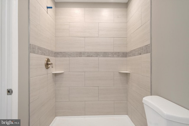 3523 Level Rd, Churchville, MD 21028 - bathroom with toilet and tiled shower