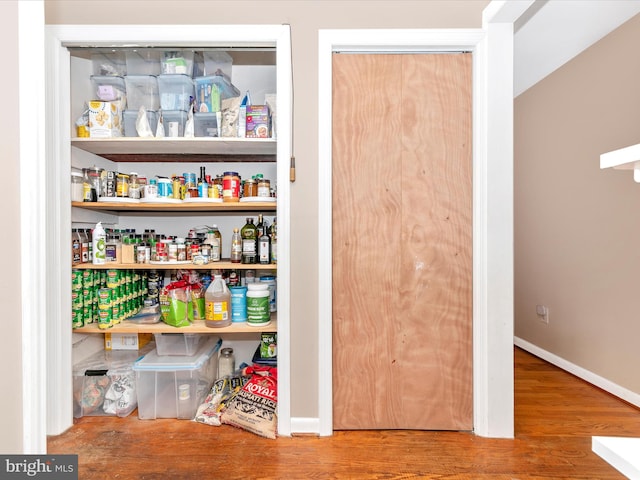 view of pantry