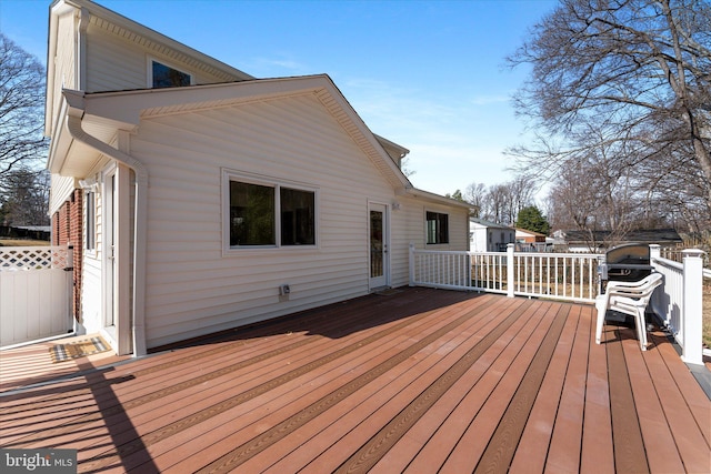 view of deck