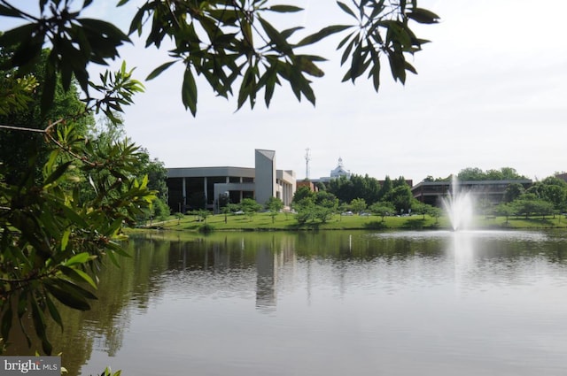 view of water feature