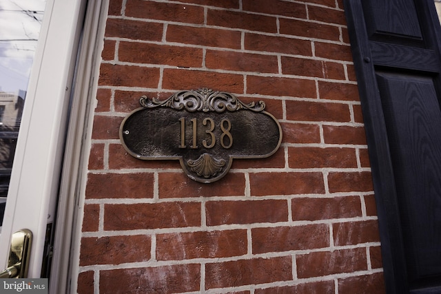 details with brick siding