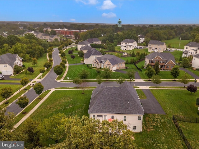 birds eye view of property featuring a residential view