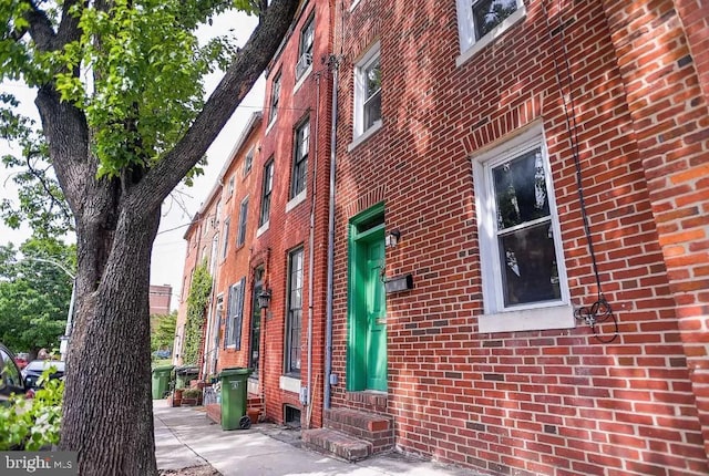 view of property featuring entry steps