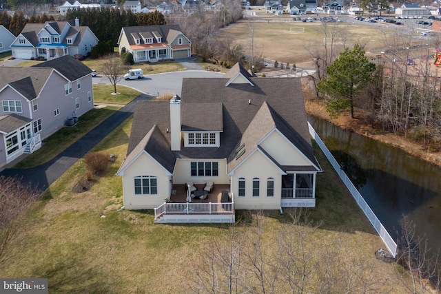 birds eye view of property featuring a residential view