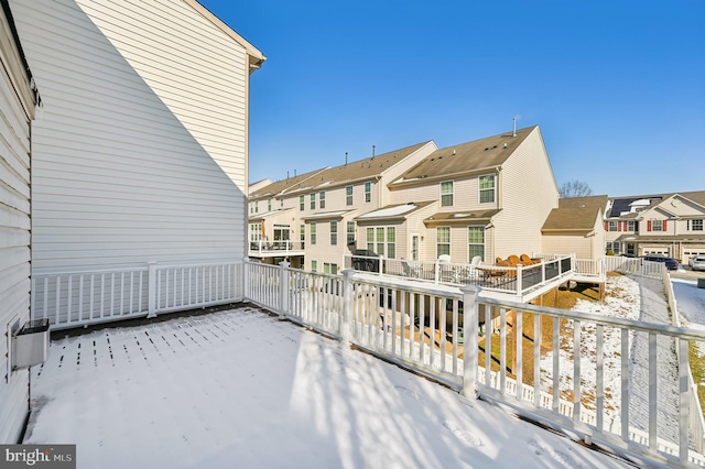 exterior space featuring a residential view