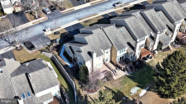 birds eye view of property featuring a residential view