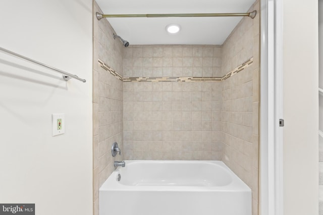 full bathroom with shower / bath combination