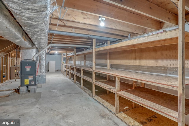 storage featuring heating unit