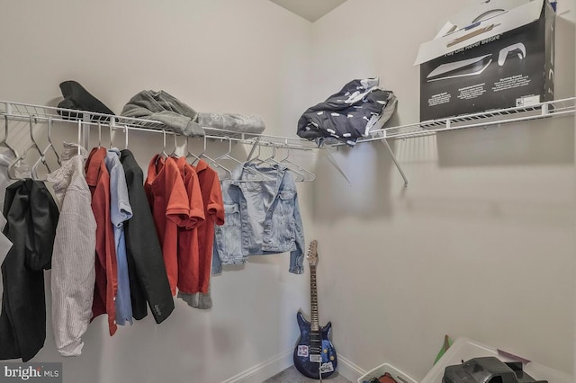 view of spacious closet