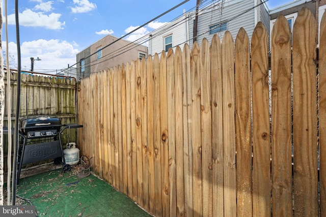 exterior space with fence