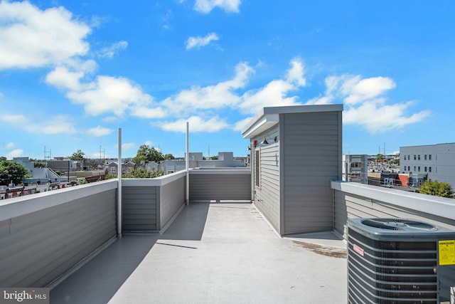 exterior space with central AC unit