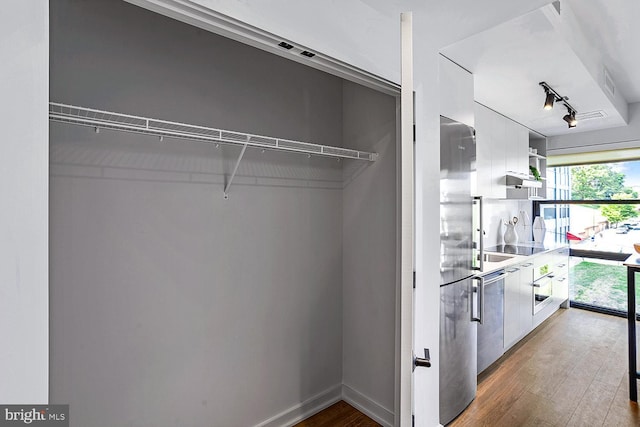 closet with visible vents