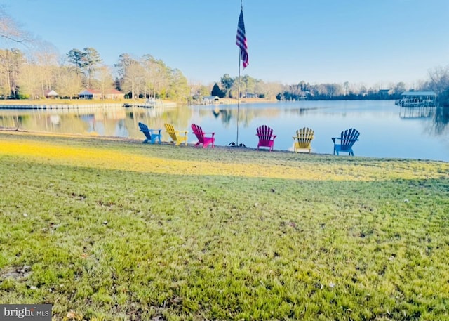 view of water feature