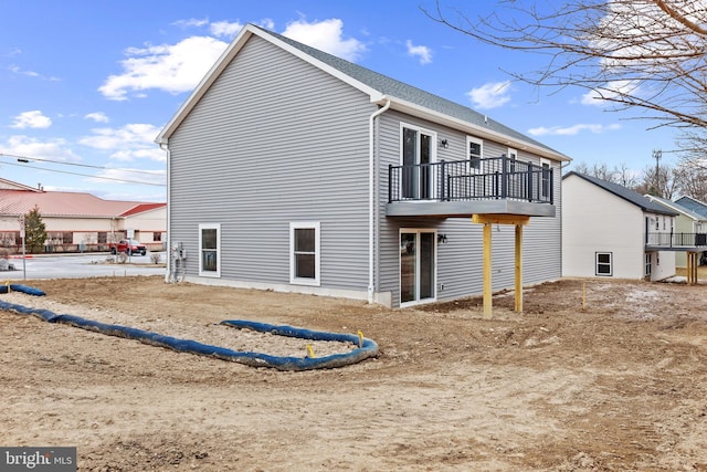 view of rear view of house