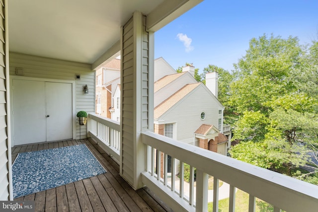 7014 Ellingham Cir Unit F, Alexandria, VA 22315 - view of balcony