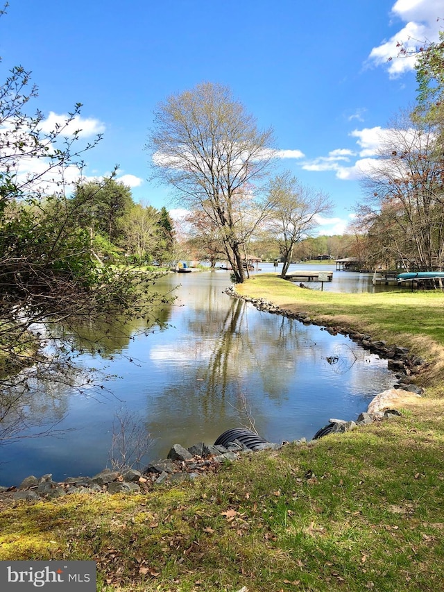 view of water feature