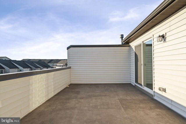 view of patio / terrace featuring a balcony