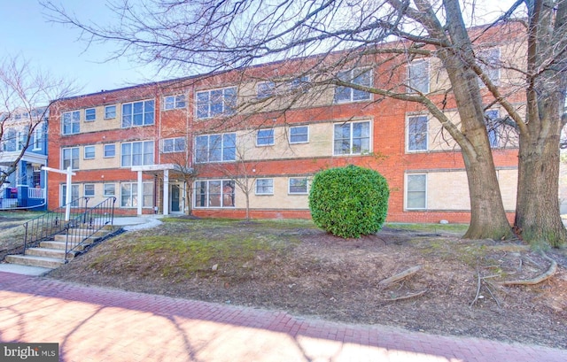 multi unit property with brick siding