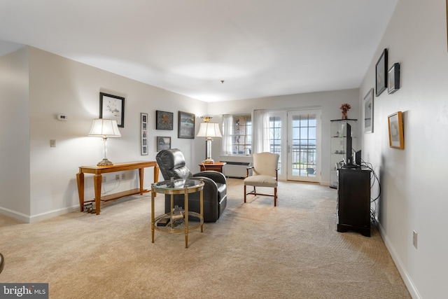 305 Village Heights Dr Unit 325, State College, PA 16801 - carpeted living area with baseboards