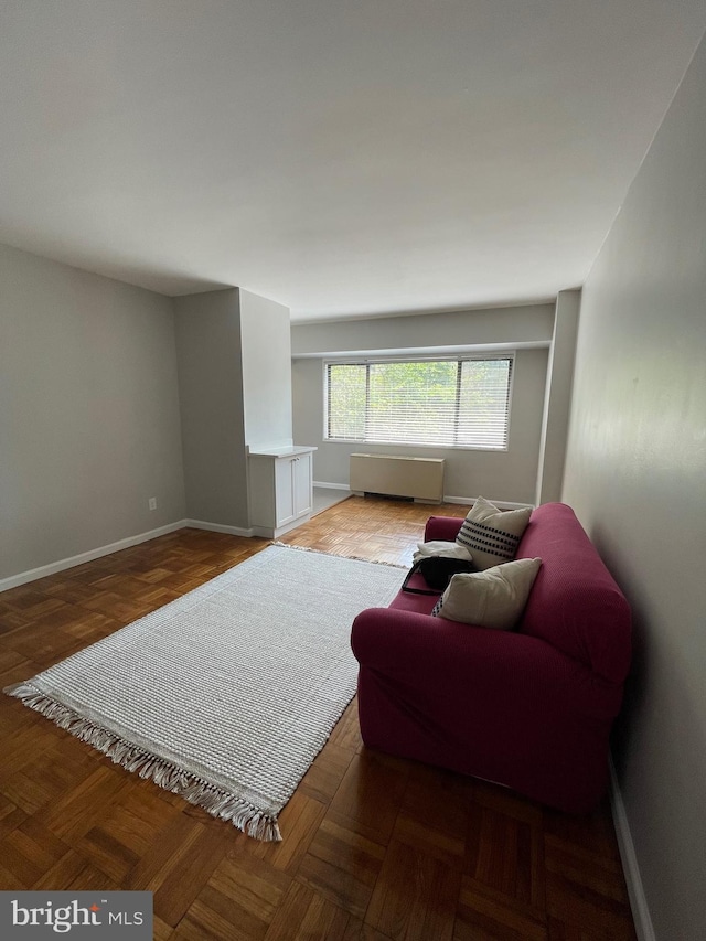 3701 Connecticut Ave NW Unit 311, Washington, DC 20008 - living area with radiator and baseboards