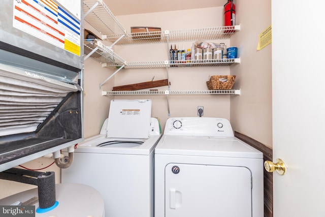 14501 Tunnel Ave Unit 10602, Ocean City, MD 21842 - washroom with laundry area and washing machine and dryer