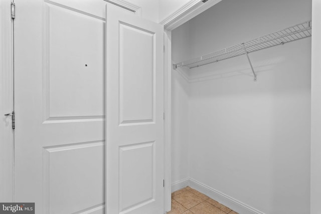 view of closet