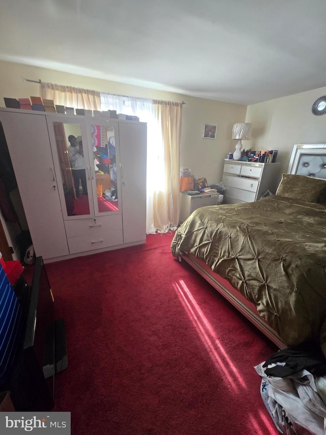 bedroom featuring carpet floors