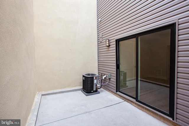 view of patio / terrace with cooling unit