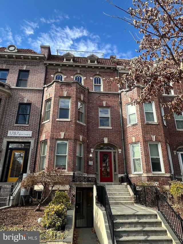 multi unit property with brick siding