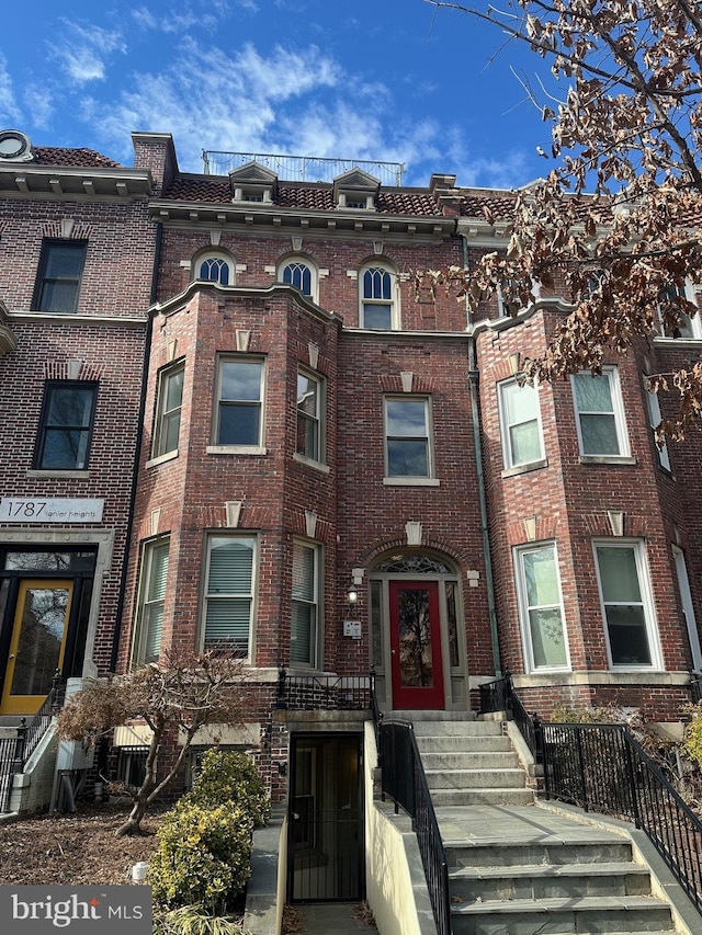 multi unit property with brick siding