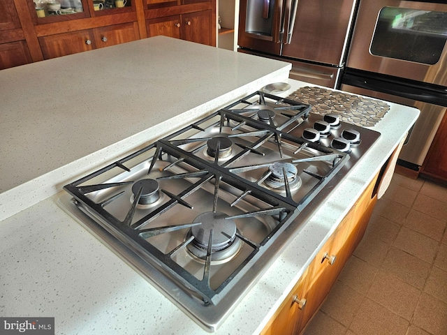 details featuring appliances with stainless steel finishes