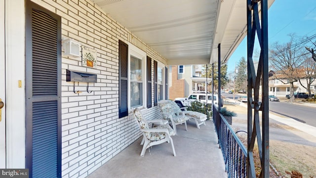 view of patio / terrace featuring a porch